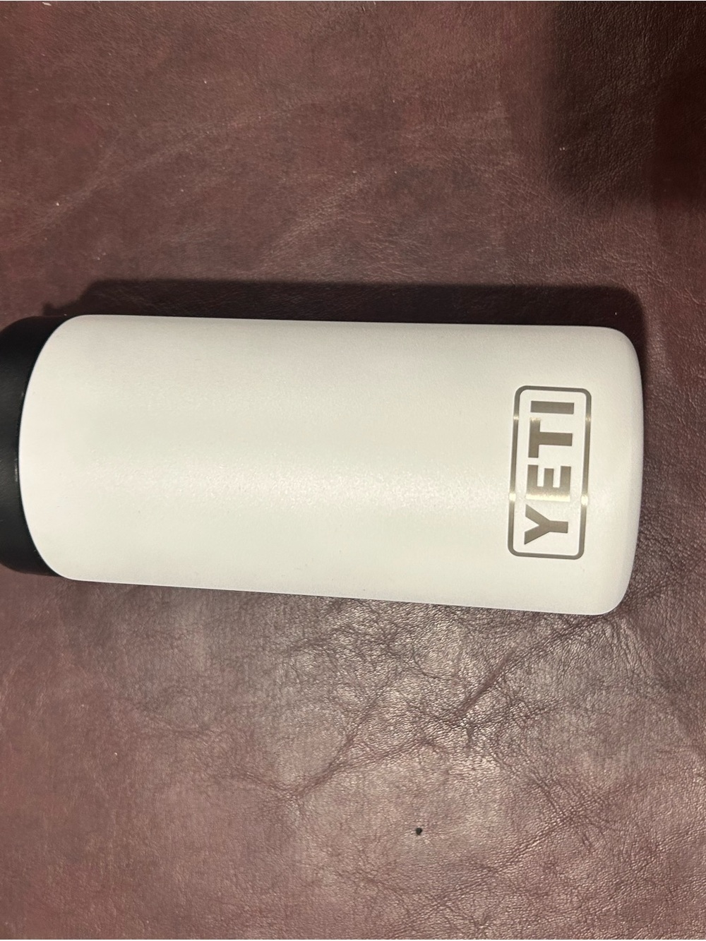 Yeti White Slim Can Insulator with Black Accents - Picture 3 of 4